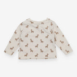 Cream Giraffes Long Sleeve