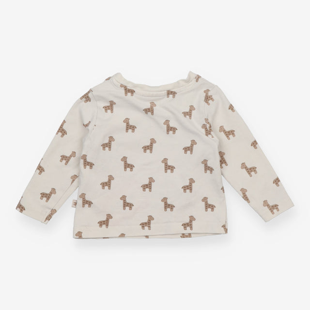 Cream Giraffes Long Sleeve