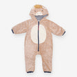 Fleece Hooded Pramsuit Baby Highland Cow