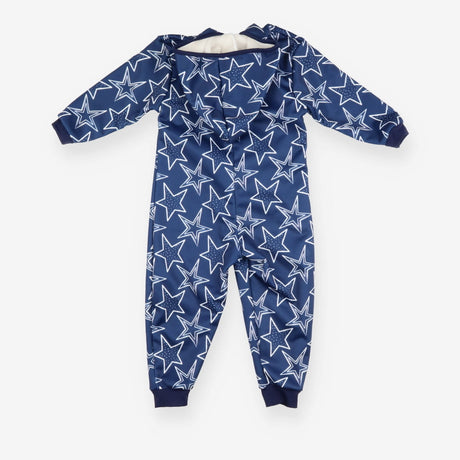 Afterswim waterproof furlined onesie blue stars