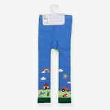 Legging and Socks blue with Tractors