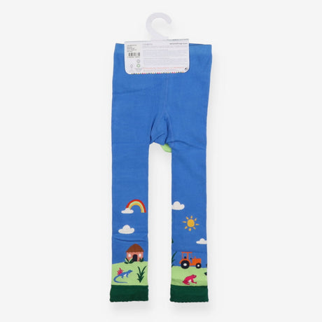 Legging and Socks blue with Tractors