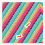 Skirt stripes green waist band