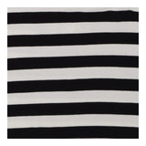 Monochrome striped crew neck t-shirt