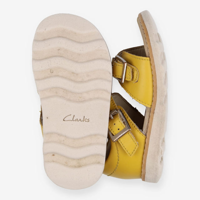 Sandal leather yellow