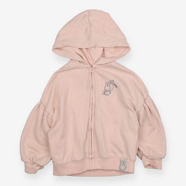 Hoody Zip Up Pink Miffy 