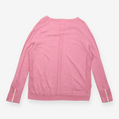 Merino Jumper Light Pink Organic Cotton Relaxed Fi