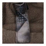 AllSaints Khaki Ribbed Batwing Cowl Neck Jump