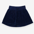 Skirt blue velour 