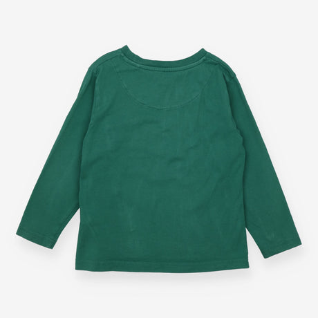 T-shirt long sleeves dinosaurs green