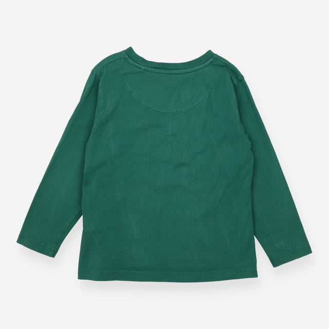 T-shirt long sleeves dinosaurs green