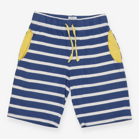 Jersey Blue and White Strip with Yellow Strings an