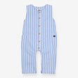 Romper Blue Stripe with Pockets