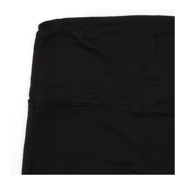 Black Over Bump Stretch Maternity Leggings