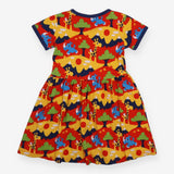 Bold Safari Short Sleeve Dress
