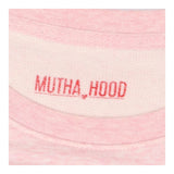Pink marl jersey crew neck strong girls club sweat