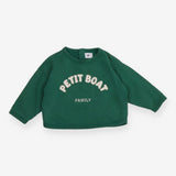 Sweater Green Petit Boat Family