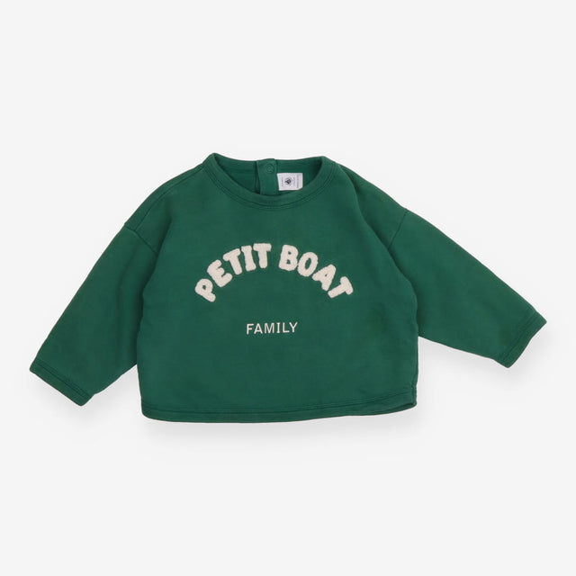Sweater Green Petit Boat Family