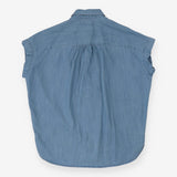 Shirt blue chambray button down
