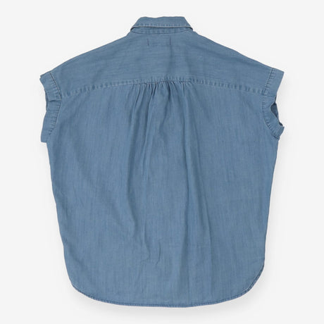 Shirt blue chambray button down