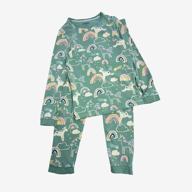 Green Unicorn Jersey Pyjamas