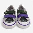 Trainers Purple and Khaki with Dinosaurs