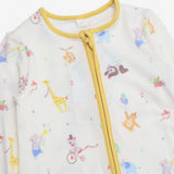Sleepsuit Cream and Yellow Animal Circus