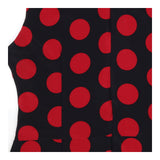 Dress black and red roses