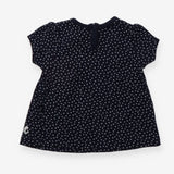 Top navy with white dots