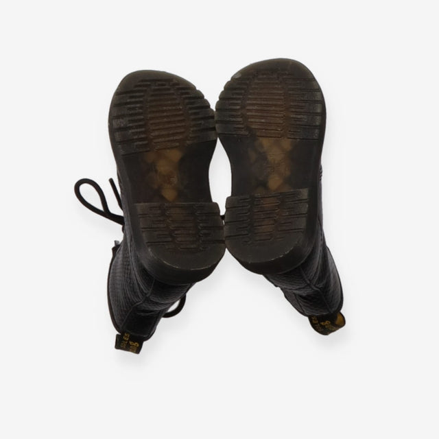 Doc Martins Black Reptile Embossed