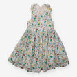 Summer dress white floral and mermaid