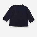 Blue Slogan Long Sleeve - United Colors Of Benetto