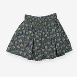 Skirt Green Woven Floral