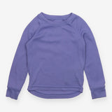 Purple Ribbed Long Sleeve