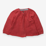 Cardigan knit pink with one button