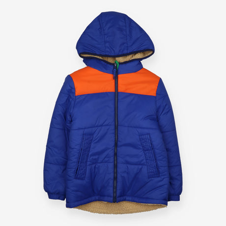 Blue Fleece Reversible Coat