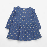 LS Blue cat dress 