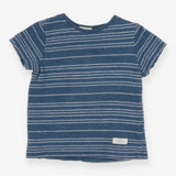 T-shirt Blue with white stripes