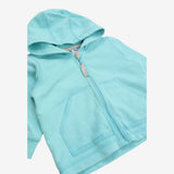 Hoodie Jersey Aqua Blue