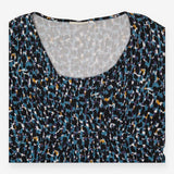 Dress blue black and purple nursing - maternity