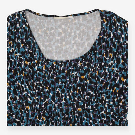 Dress blue black and purple nursing - maternity