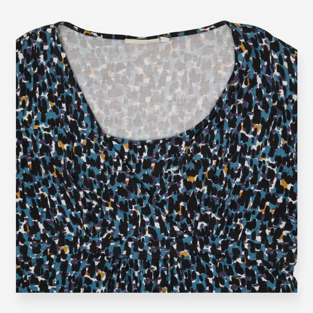 Dress blue black and purple nursing - maternity