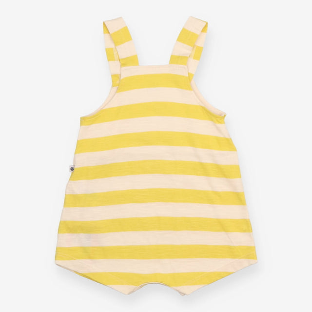 Dungarees Shortie Yellow Stripe