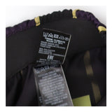 Black Purple Gold Stripe Trousers smart