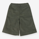 Iana green velour wide leg trousers
