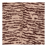 Midi Dress Beige Brown Animal Print Long Sleeve