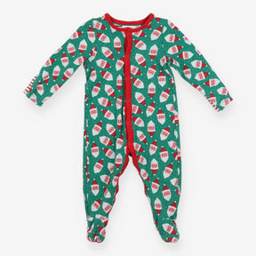 Sleepsuit green Father Christmas