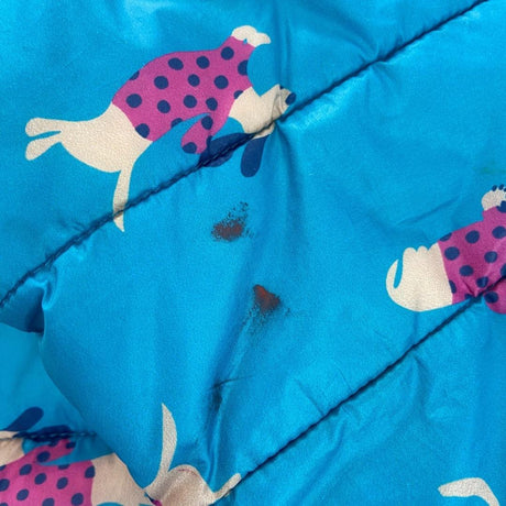 Blue Long Line Sausage Dog Coat 