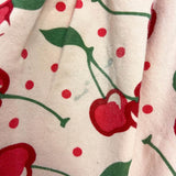 Pink Cherry Print Jersey Dress