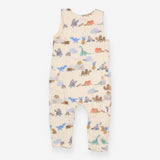 Romper Cream with Dinosaurs and Animals